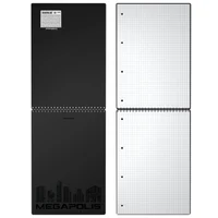 Blocnot A4 80 f. pătrățele Erich Krause Megapolis copertă plastic [Negru] 2