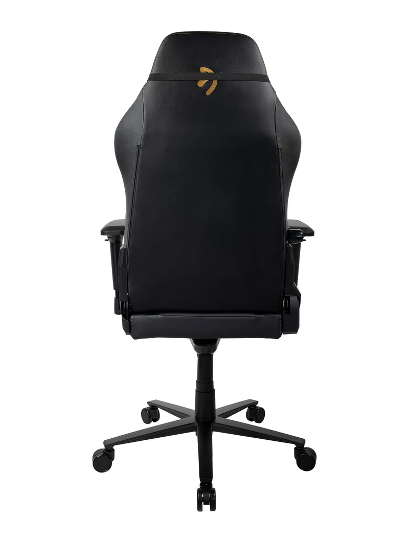 Gaming/Office Chair AROZZI Primo PU, Black/Gold, max weight up to 135-145kg / height 165-190cm [Negru] 4