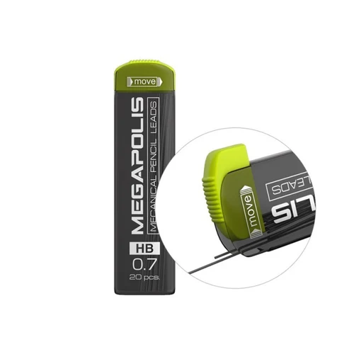 Mina pentru creion mecanic 0,7 mm, Erich Krause MEGAPOLIS (20 buc.)
