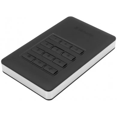 2.5” HDD Externa Verbatim Store 'n' Go with Keypad Access / USB3.0/USB-C / 2.0TB / Black 2