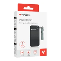 M.2 External SSD 1.0TB Verbatim Pocket USB 3.2 Gen 2, Black/Grey 3