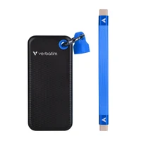 M.2 External SSD 2.0TB Verbatim Pocket USB 3.2 Gen 2, Black/Blue