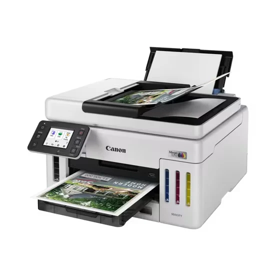 MFD CISS Canon MAXIFY GX6140 (6882C009), Color Printer/Duplex/Copier/ADF 50p/Fax/LAN/Wi-Fi, A4 4