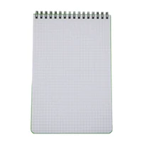 Blocnotes A5 40 foi pătrățele spirală orizontală, verde 2